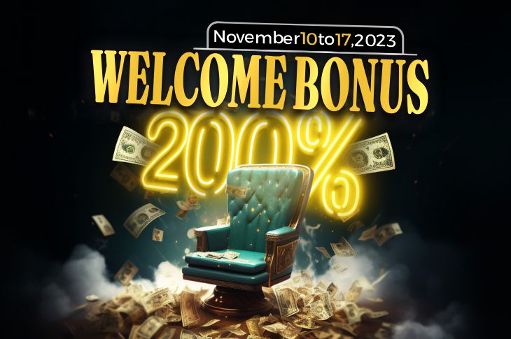 200% Welcome Bonus