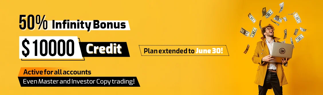 50% Bonus + 10% Infinity Bonus